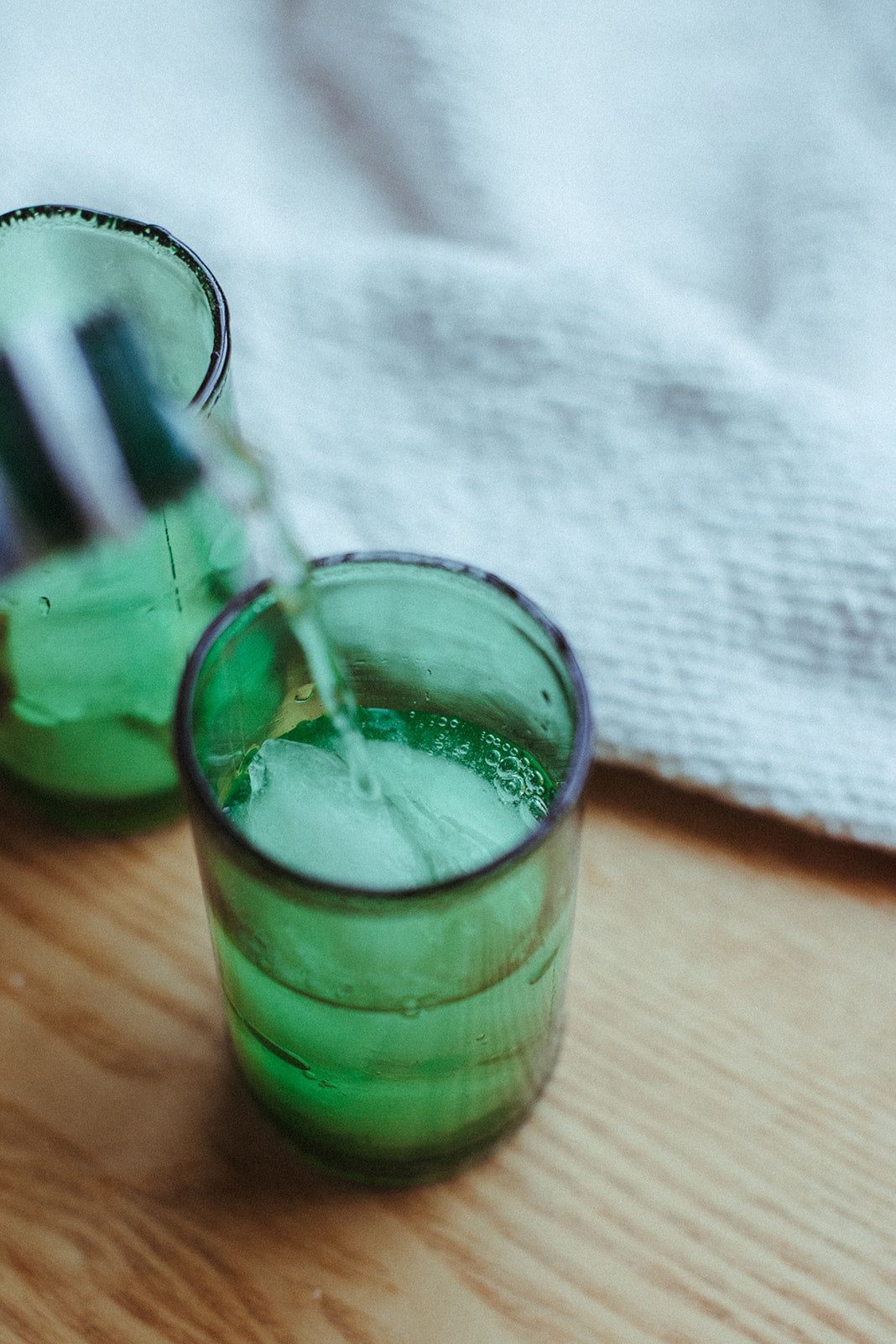 Recycled Glass Tumblers in Wicked Green (Bundled Discounts)