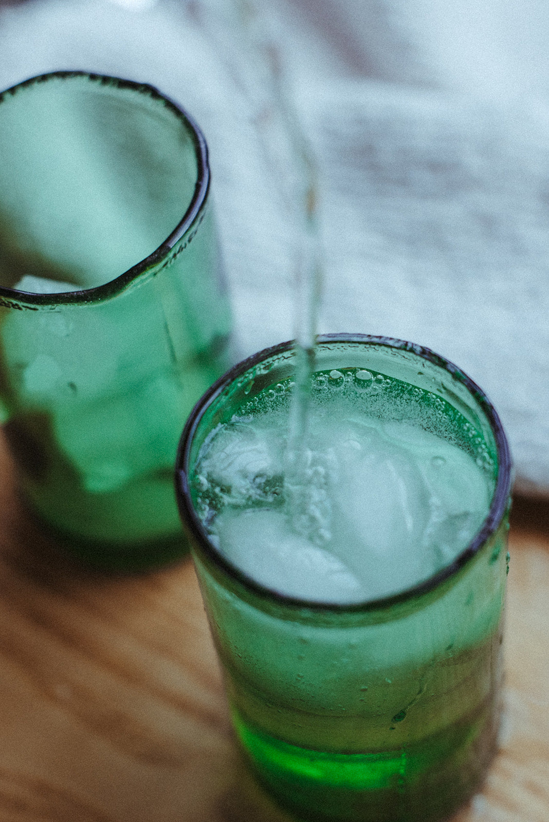 Recycled Glass Tumblers in Wicked Green (Bundled Discounts)